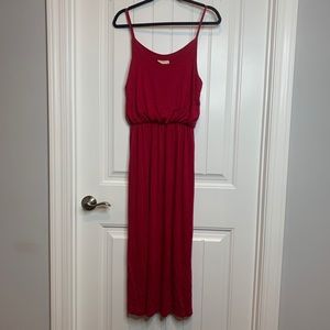 Olivia Rae Red Maxi Dress